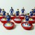 Subbuteo Andrew Table Soccer Panionios 2017-18 3rd kit on Classic Hasbro Bases